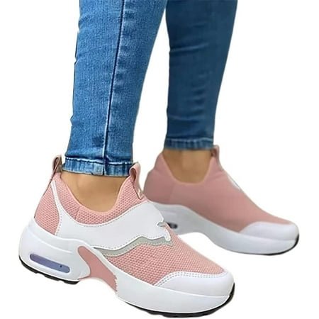 

Women Casual Shoes Fashion Sneakers for Women Ultra Lightweight Sneakers Athletic Walking Shoe Fashion Shoes-Pink||10