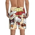 thumbnail image 2 of Sigee Sanrio Ac for Men's Short Pajama Pants Soft Pants Sleep Pj Sleep Lounge Shorts Bottoms Elastic Waist with Pockets for Men-4X-Large, 2 of 7