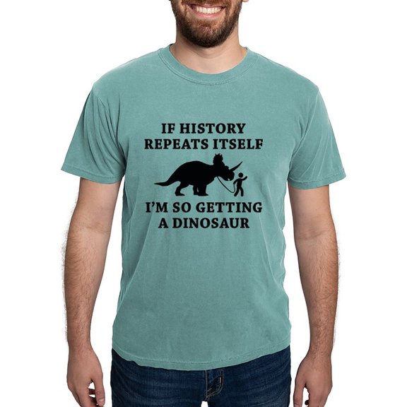 CafePress - History Repeats White T Shirt - Mens Comfort Colors Shirt