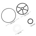 thumbnail image 2 of FENGGUIQU 6Set Pool Pump Gaskets and Seals Black Rubber for Swimming Pool Maintenance, 2 of 7