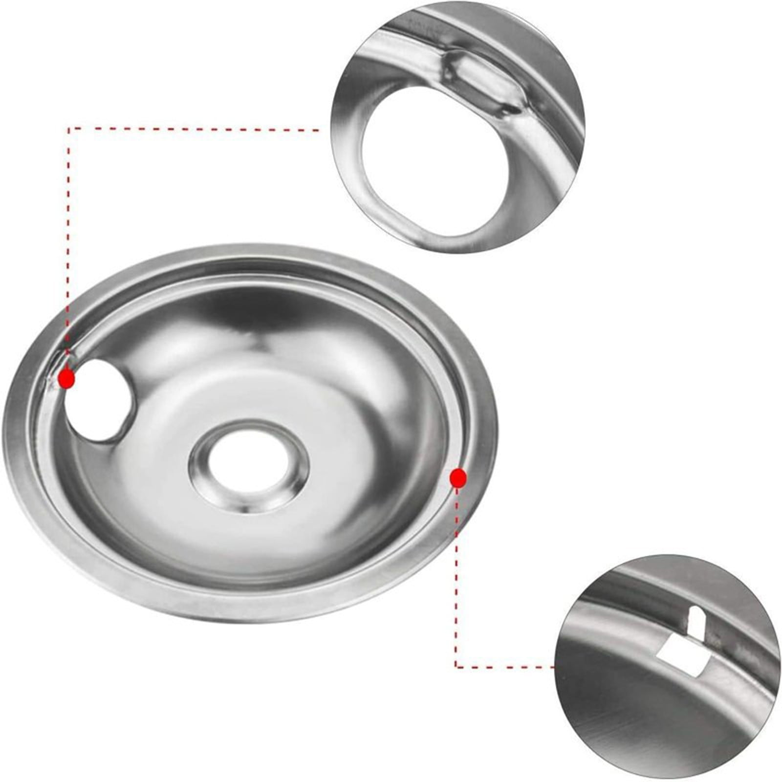 Save 15% on Essentials! 4 Piece Stainless Steel Pan Set Stove Burner Ring For W102725 Burner Cover Of Furnace