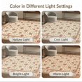 thumbnail image 7 of ODIKA 4'x6' Ultra-Soft Area Rug, Ivory Vintage Tug Ornate Vine Border Allover Scrolling Farmhouse None Washable, Bare feet friendly, Silk-Touch for Bedroom Home office, 7 of 7