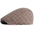 thumbnail image 4 of SikaFu Beret Cap Plaid Artist Painter Wool Beret Hat Male Female Adjust Ivy Newsboy Flat Cap Autumn Winter Berets for Men Women, 4 of 6