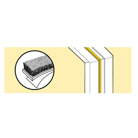 M-D Building Products 04267 17 ft. Gray Pile Replacement Weatherseal for Storm Doors & Windows