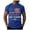 Blue, variant on Tshirts Shirts for Men Mens Independence Day Fashion Trend Printed Short Sleeve Casual Comfortable Base T Shirt Loose Top Dark Blue,M