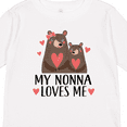 thumbnail image 4 of Inktastic My Nonna Loves Me Bear Boys or Girls Long Sleeve Toddler T-Shirt, 4 of 5