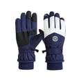 thumbnail image 1 of VONKY Winter Gloves For Men Sensitive Touchscreen Functionality For No-slip blue/white-Men, 1 of 6