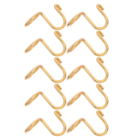 CRAFTHROU 10Ud Dorados Para Con Soporte Firme Para Abrigos Y Jeans