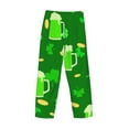 thumbnail image 5 of Easygdp St Patrick's Day2 Men's Pajama Pant, Sleep Elastic Waistband Lounge Pants - XX-Large, 5 of 9