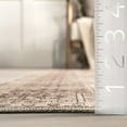 thumbnail image 6 of nuLOOM Jett Floral Border SplashGuard Machine Washable Area Rug, 5' x 8', Jett Beige, 6 of 10