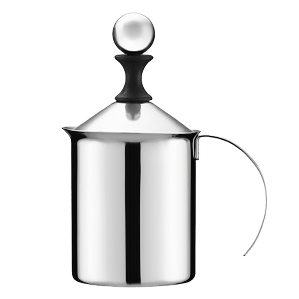 Manual Milk Creamer Hand Pump Milk Frother Coffee Foam Pitcher Single