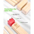 thumbnail image 3 of Juego de mesa HARMIX Kubb Outdoor Rubberwood Set, 3 of 8