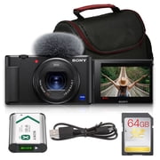 Sony ZV-1 Compact Camera (Black) | 20.1MP 1" Sensor, 4K Video, Flip Screen
