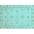 thumbnail image 1 of Ahgly Company Indoor Rectangle Oriental Light Blue Traditional Area Rugs, 6' x 9', 1 of 4