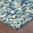 thumbnail image 3 of Addison Rugs Chantille Indoor/Outdoor Transitional Geometric Navy Machine Washable Runner Rug, 2'3" x 7'6", 3 of 8