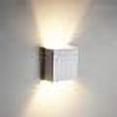 thumbnail image 2 of Aplique de pared moderno para interiores de 10 W, 2 lámparas LED de aluminio, luz blanca cálida de 3000 K, para sala de estar, dormitorio, baño, cocina y comedor., 2 of 4