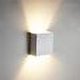 thumbnail image 2 of Aplique de pared moderno para interiores de 10 W, 2 lámparas LED de aluminio, luz blanca cálida de 3000 K, para sala de estar, dormitorio, baño, cocina y comedor., 2 of 4