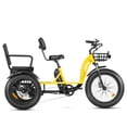 thumbnail image 4 of MAXFOOT MF33 Maxlandau 2-Seater Electric Tricycle for Adults, 85 Miles, 750W Rear Drive Motor Electric Trike with Rear Differential, Front Suspension, Parking Brake System, Fat Tire, 48V 20Ah Battery, 4 of 14