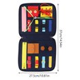 thumbnail image 2 of Toddlers Busy Board Preschool Basic Skills Toys Educational Learning Sensory Toy, 2 of 7