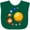Green, variant on Sun and Planets- Yes, and Pluto Boys or Girls Baby Bib