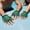 Green, variant on Silicone Swim Hand Paddles With Adjustable Strap Swimming Gloves Webbed Fins For Adult Water Training Surfing And Diving Green One Pair