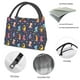 thumbnail image 4 of Fotbe Cartoon Dinosaur Bolsa Térmica Portátil con Estampado, Bolsa de Entrega de Alimentos Aislada, Bolsa Reutilizable de Gran Capacidad para Comidas y Supermercado, 4 of 6