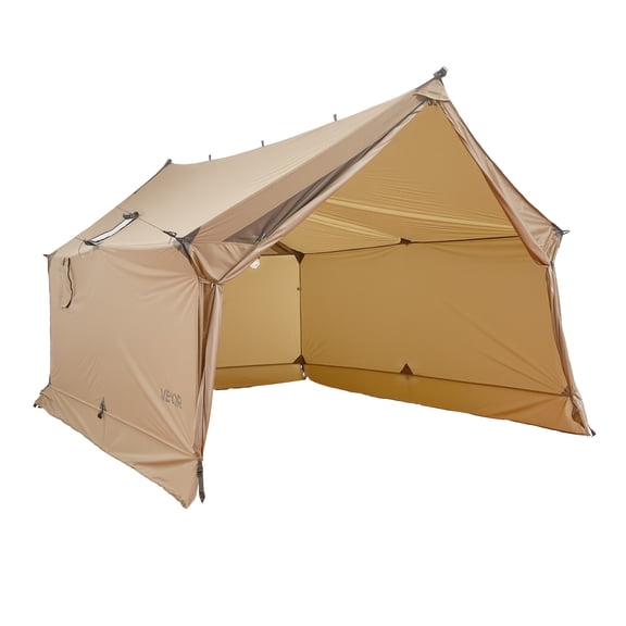 VEVOR Camping Hot Tent, 2 Persons Cabin Hot Tent with Stove Jack, Waterproof Winter Tents Shelters with Vents, Lightweight & Portable 4 Season Tents for Hiking Fishing Hunting Backpacking