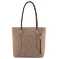 thumbnail image 3 of Bolso Montana West de piel vegana tejida para mujer MWC-090CLBR, 3 of 6