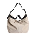 thumbnail image 2 of Bolso bandolera grande para mujer, bolso de hombro tipo tote de lona para el día a día, viajes, trabajo y compras: bolso versátil e informal., 2 of 6