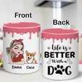 thumbnail image 2 of Gifts For Dog Mom - Gifts For Mom, Mother - Best Dog Mom Ever Cup - Thanksgiving Birthday Gifts For Dogs Lover Dogs Owner From Daughter Son Husband - Present For Sister, Friend, 2 of 6