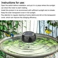 thumbnail image 4 of Xihbxyly Agitador de Agua Solar para Baño de Pájaros, Diseño de Ahorro de Energía, Atrae Pájaros, Ideal para Estanques de Jardín, Comederos para Pájaros, Fácil Mantenimiento, Tamaño 11,5 X 6,4 Cm, 4 of 7