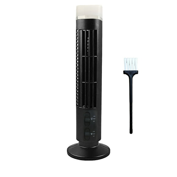 Wmhnj Ventilador de torre USB, minicirculador de aire vertical sin aspas con 2 velocidades, funcionamiento silencioso para escritorio y oficina, adaptador de CA/CC incluido.
