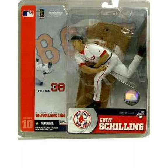 McFarlane MLB Sports Picks Series 10 Curt Schilling Action Figure (White Jersey)
