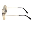 thumbnail image 4 of Women Men Round Lens Studio Cover Side Shield Sunglasses Circle Metal Frame New, 4 of 8