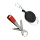 thumbnail image 3 of Yuarrent Herramienta de nudo rápido para pesca de corbata rápida Pescar Rojo plata con llavero Yuarrent OD3094-08B, 3 of 6