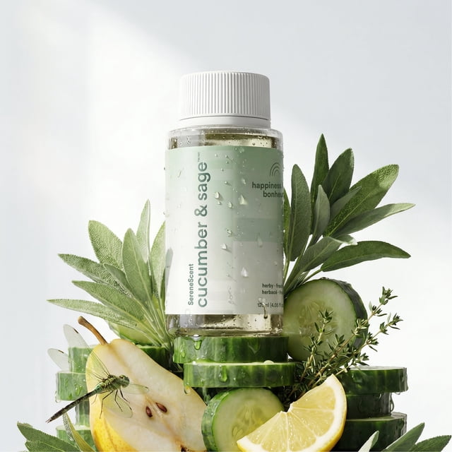 Homeidcs SereneScent™ Cucumber Sage 120ml Home Fragrance Essential Oil