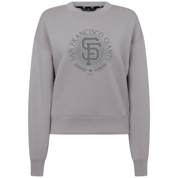 Women's Levelwear Gray San Francisco Giants Sponge Tri-Blend Grain Sweatshirt