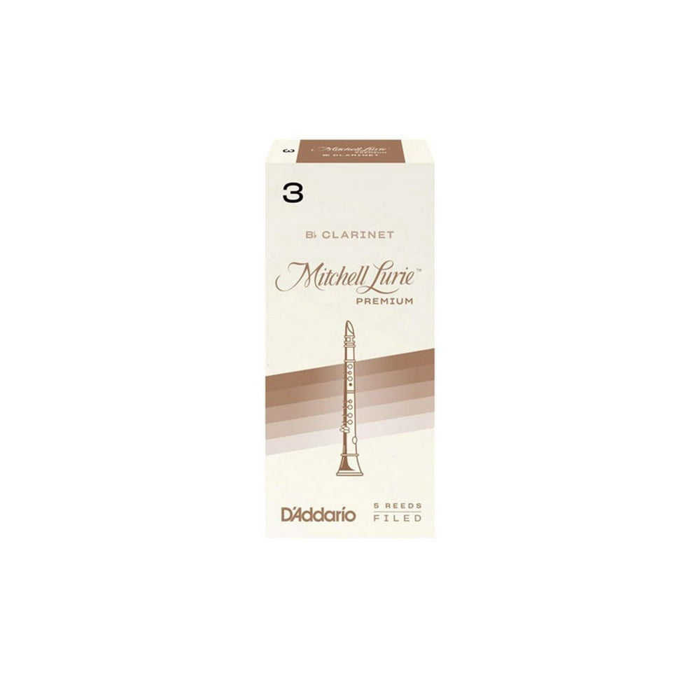 Mitchell Lurie Premium Bb Reeds, Strength 3.5, 5 Pack