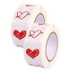 thumbnail image 2 of Valentine's Day Heart Stickers for Gift Decorating Assorted Colors Selfadhesive Sticker 2 Rolls, 2 of 4