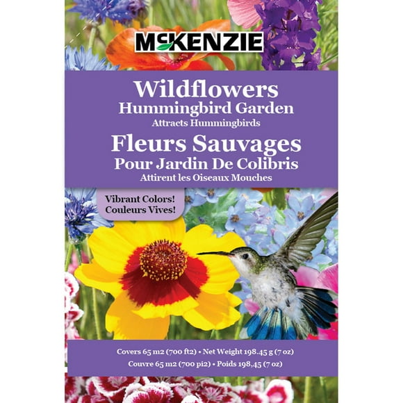 Fleurs sauvages pour jardin de colibris