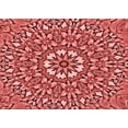 thumbnail image 1 of Ahgly Company Machine Washable Indoor Rectangle Transitional Red Area Rugs, 5' x 7', 1 of 7