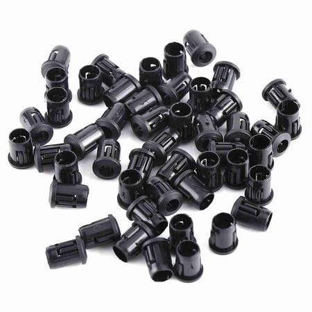 

5mm LED 50Pcs Lamp Socket Diode Holder Nylon Black Clip Bezel Mount Useful