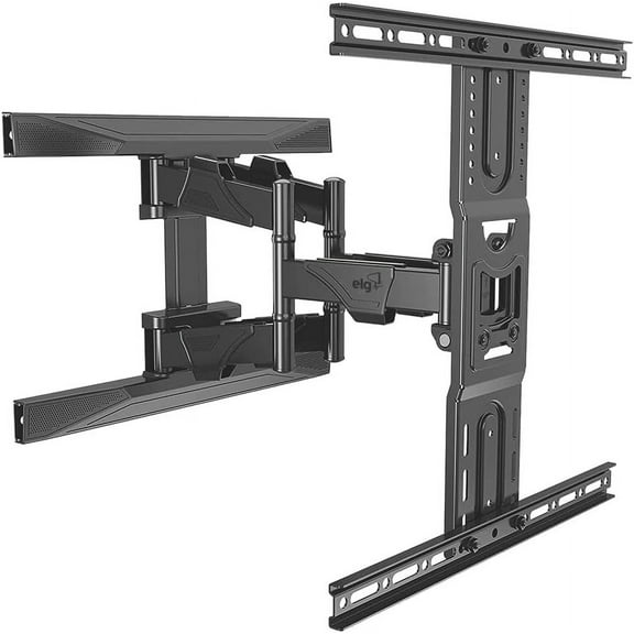 ELG Full Motion TV Wall Mount for TVs 32'' to 86'', holds up to 99 lbs, Articulating Arms, Swivel, Tilt, Extension,