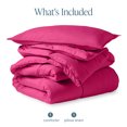 thumbnail image 7 of Bare Home Down Alternative Comforter Set - 2-Pieces - All Seasons - Twin/Twin-XL, Pink, 7 of 7