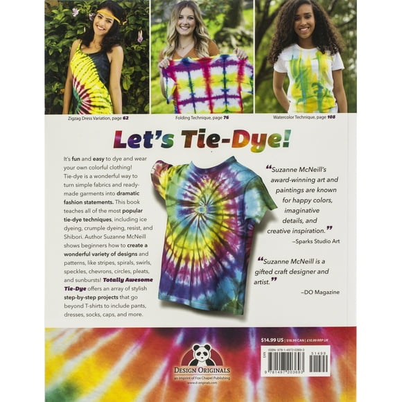 Design Originals-Totally Awesome Tie-Dye-DO-03693