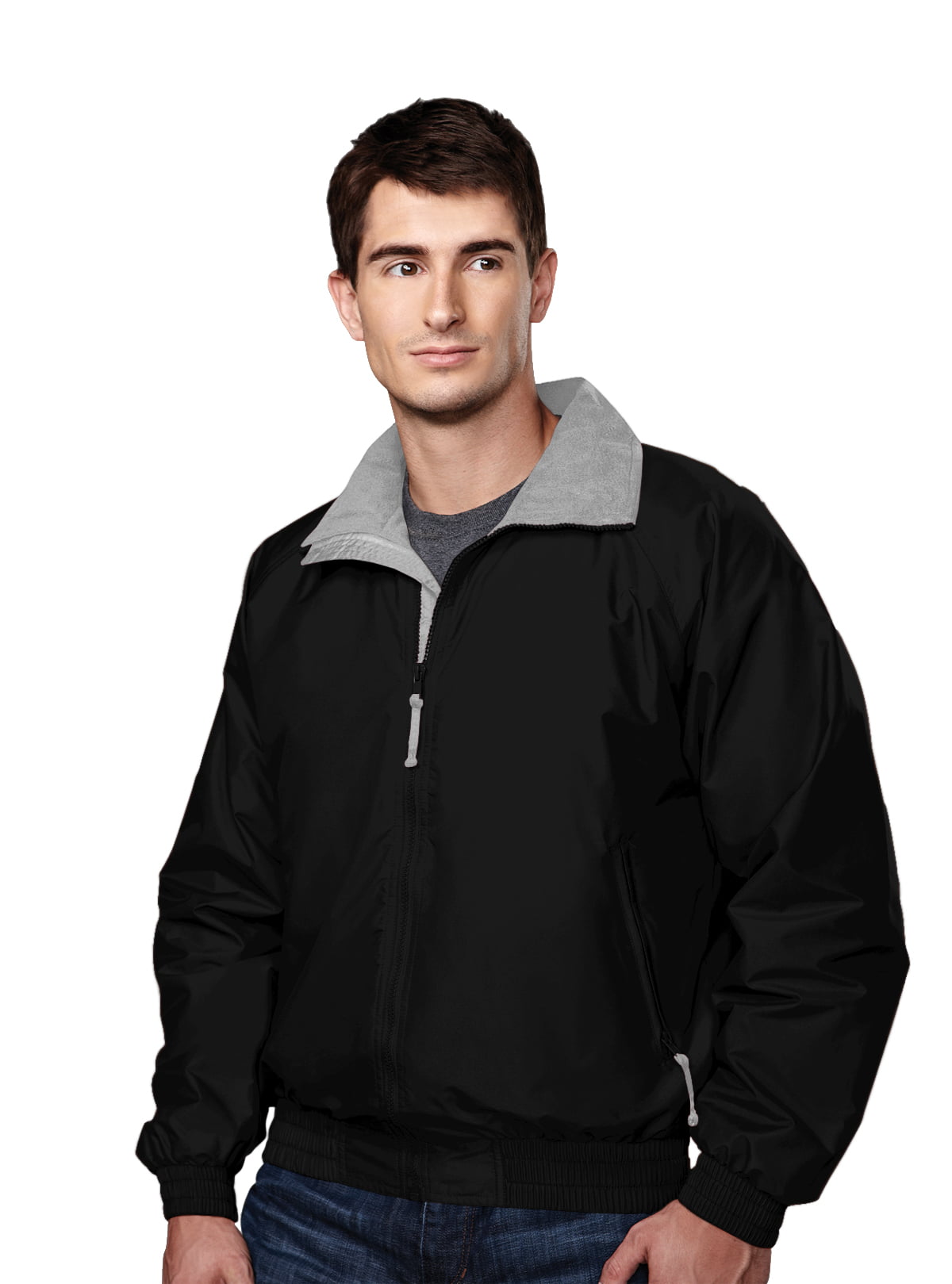 Tri-Mountain Volunteer 8000 Lightweight Nylon jacket, X-Large, Black ...