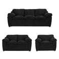 thumbnail image 1 of Sala 3-2-1 DICASA Aston (Sofá, Love Seat y Sillón) Negro para Sala, 1 of 8