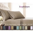 thumbnail image 2 of Stylish Pleated Hem 21-inch Extra Deep Pocket Comfortable Microfiber Sheet Set by Southshore Fine Linens, 2 of 11