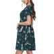 thumbnail image 2 of Easygdp Cute Turtle para Vestido Transpirable de Mujer, Vestido Suelto de Manga Corta con Pliegues y Bolsillos para el Verano, 2 of 6