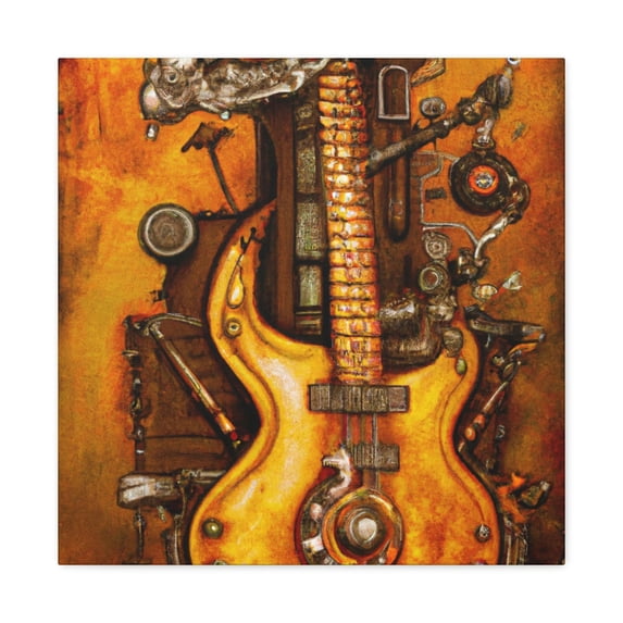 Electric Guitar Music Sonata - Canvas